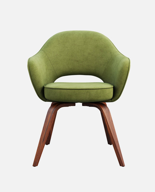 Dark Green Velvet Chair